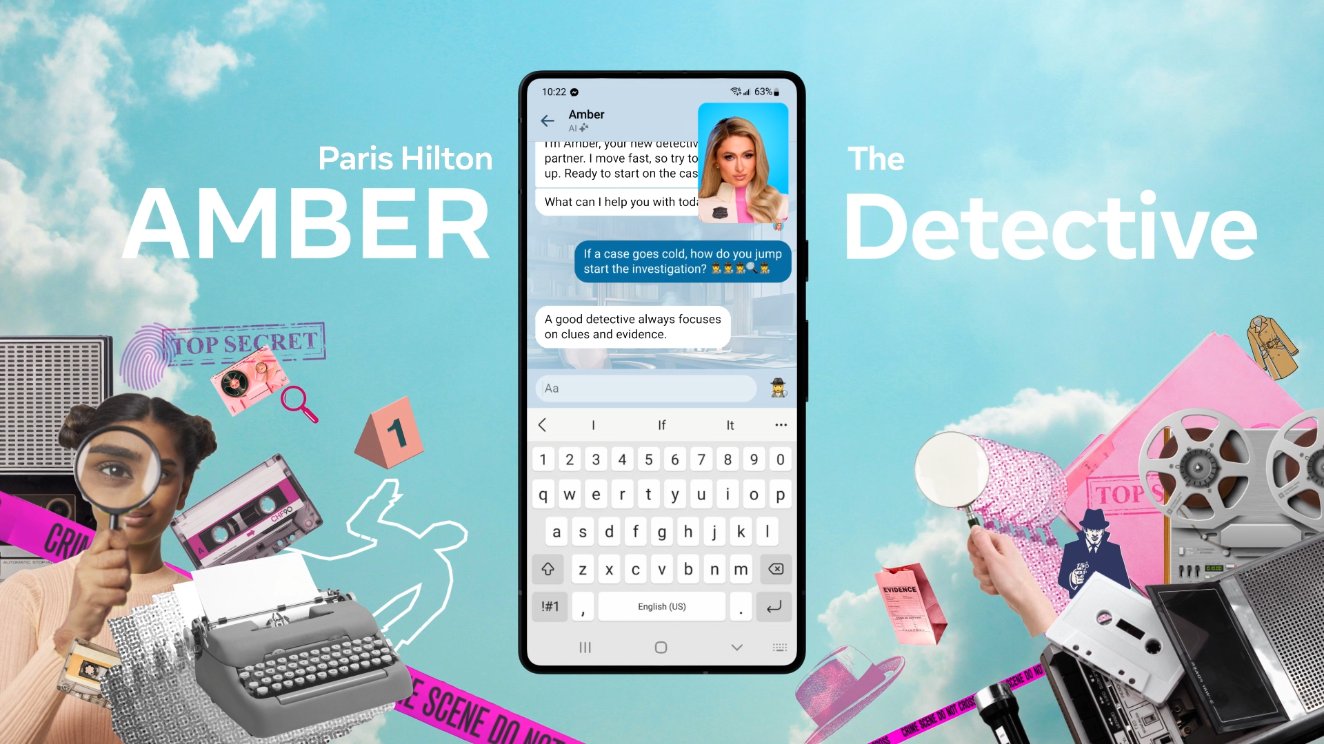 Paris Hilton Amber AI