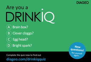 The DRINKiQ Quiz tests consumers' knowledge on the effects of alcohol